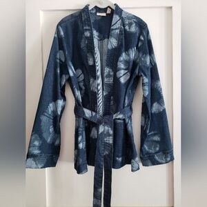 Logo Lavish Kimono Style Jean Jacket, Size 10. Not used